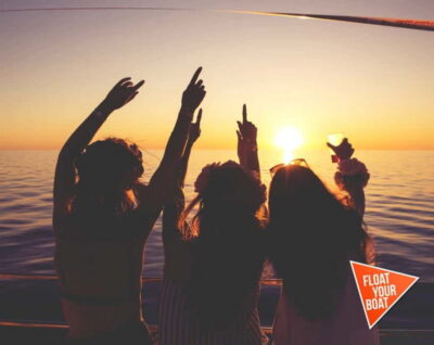 Sunset Boat Party Cruise with DJs with 2 Clubs