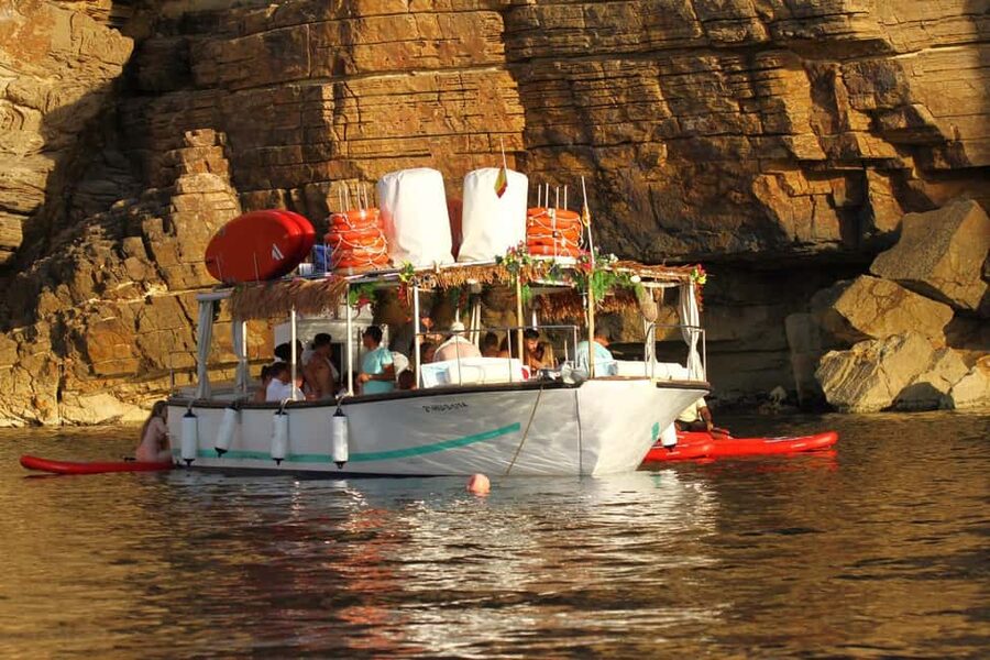 Ibiza: Sunset Boat Tour with Water Sports, Open Bar & Tapas - Drinks, Music, and the Overall Mood
