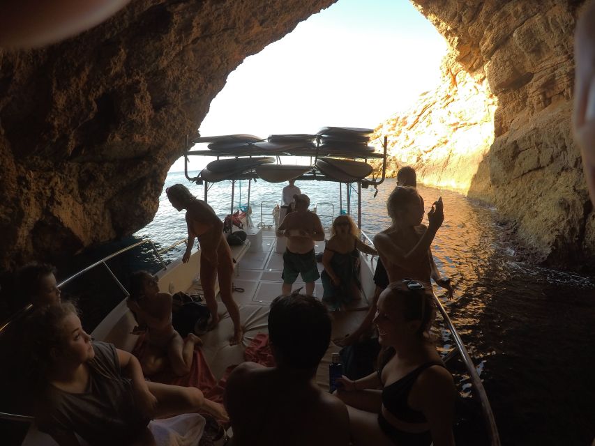 Ibiza: SUP & Snorkel Boat Tour with Caves, Drinks & Photos - Snorkeling in clear water
