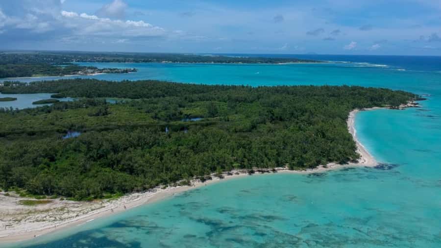 Ile Aux Cerfs Catamaran Trip w/ Lunch, Drinks & Transfer - Snorkeling in clear lagoon water