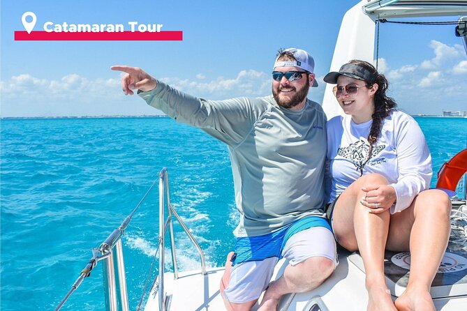 Isla Mujeres Catamaran + Snorkel + Open Bar on board + Buffet - Boarding the Catamaran and Settling Into the Day