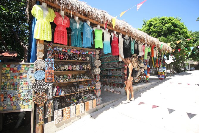 Isla Mujeres Catamaran Tour with Open Bar, Lunch and Snorkeling - Exploring downtown Isla Mujeres