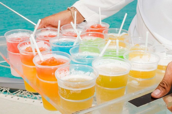 Isla Mujeres Tour on Catamaran with Snorkel, Open Bar, Buffet & Beach club - What the $77 price really covers