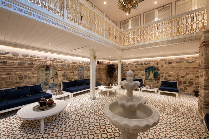 Istanbul Turkish Bath in Ottoman Style at Hammam with Drinks - What happens during the two-hour visit