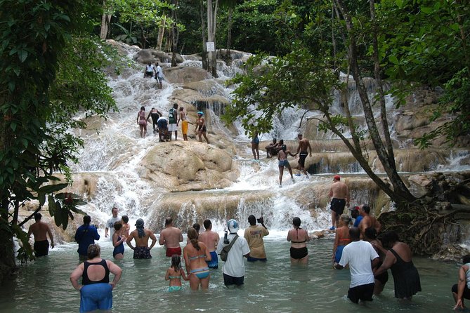 Jamaica Dunn's River Falls Party Cruise with Snorkeling - The catamaran brings the Jamaican party