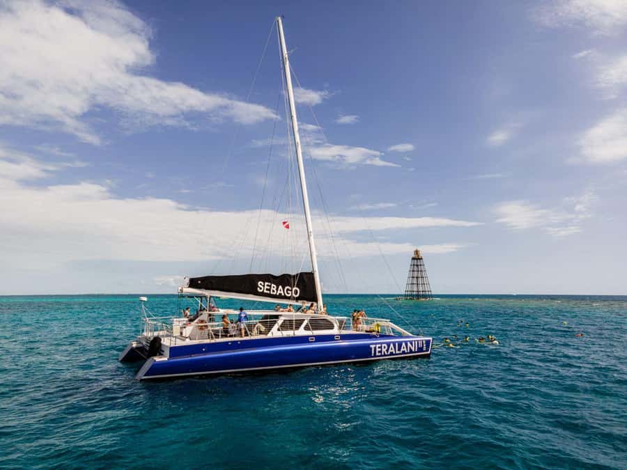 Key West: Catamaran Snorkel with Seafood Boil and Open Bar - Open Bar, Sun, and Shaded Deck Space
