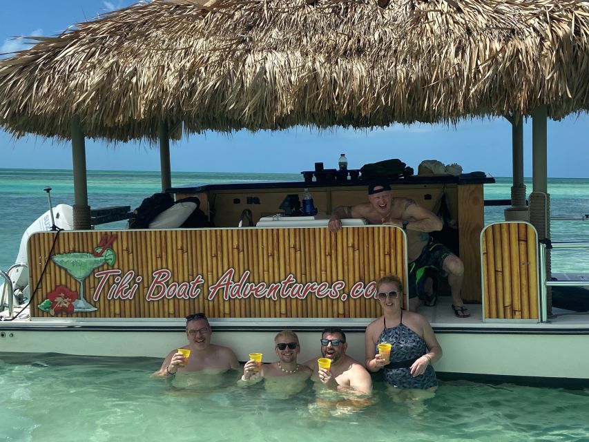 Key West: Private Tiki Bar Party Boat & Mini Sandbar - My take: book it for the private time on the water