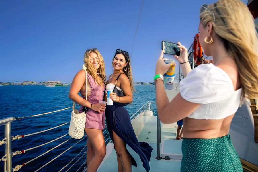 Key West Signature Sunset Cruise with Open Bar, Food & Music - The Sandie Cat, three decks and several ways to enjoy the ride