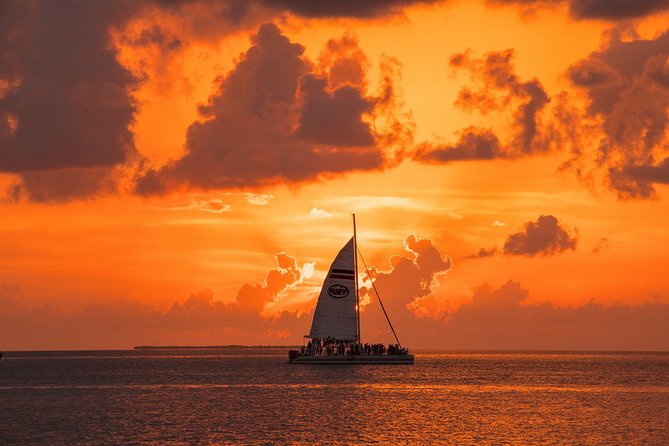 Key West Sunset Sail with Live Music, Drinks and Appetizers - Sunset from the open water