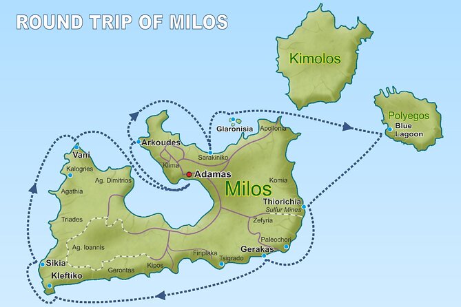 Kleftiko Poliegos and Round Trip Of Milos Island Lunch & Open bar - Kalogries Beach starts the swimming day