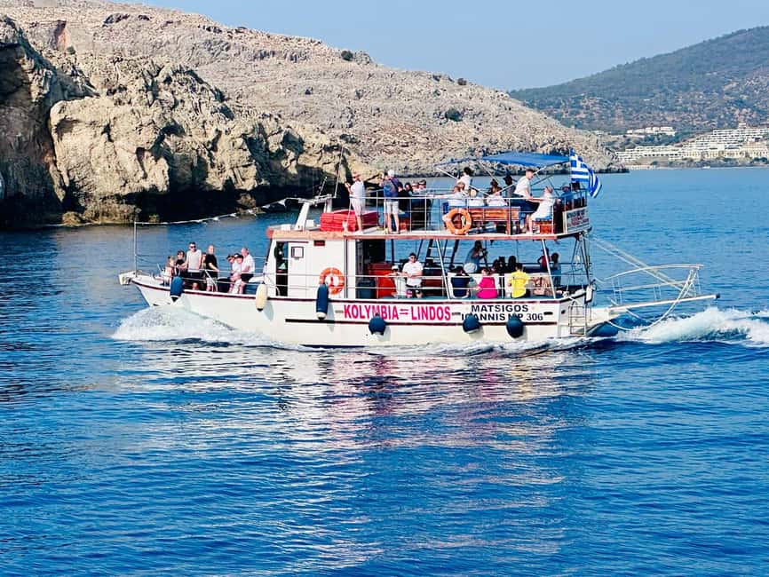Kolymbia: All-Inclusive Catamaran Cruise with Lunch & Drinks - The Hidden Caves bring a change of scenery