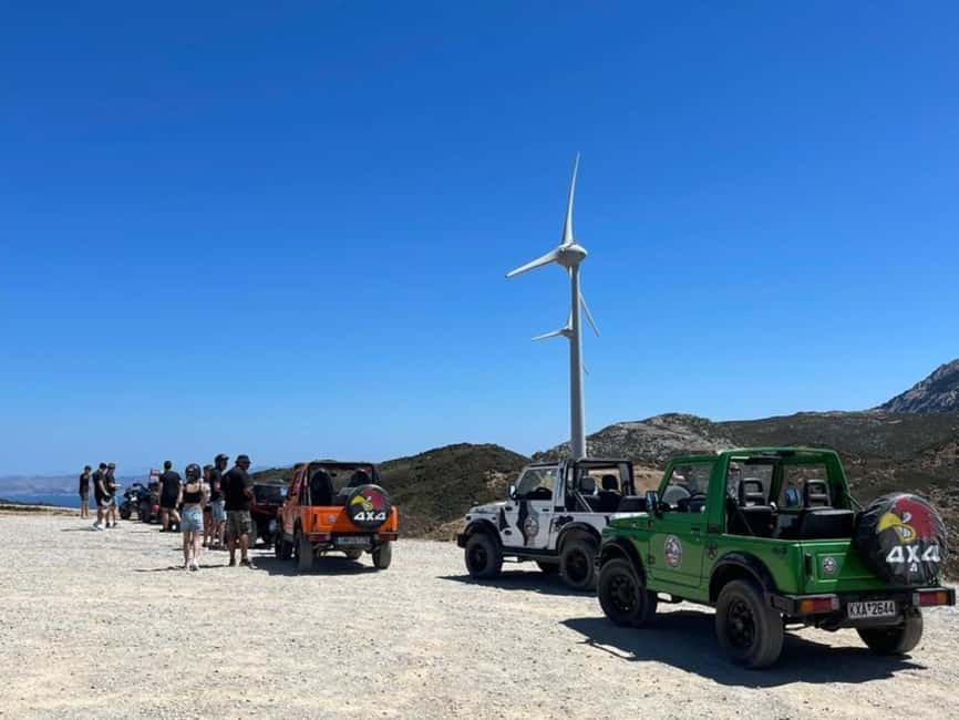 Kos: Guided Jeep or Quad Off-Road Tour with Drinks and Lunch - Choosing between a quad and a Suzuki Samurai Jeep