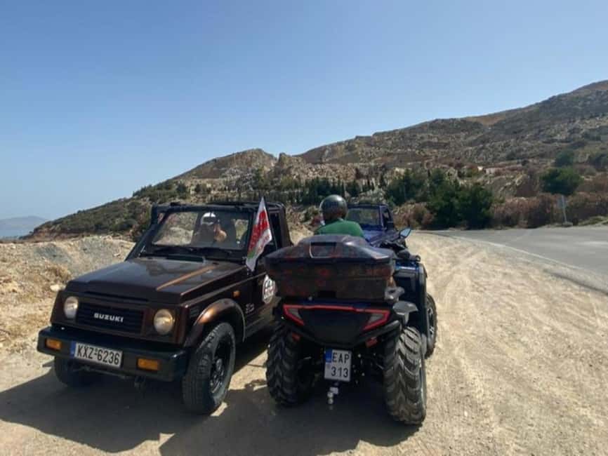 Kos: Guided Jeep or Quad Off-Road Tour with Drinks and Lunch - Coastal views, salt lake, and olive groves