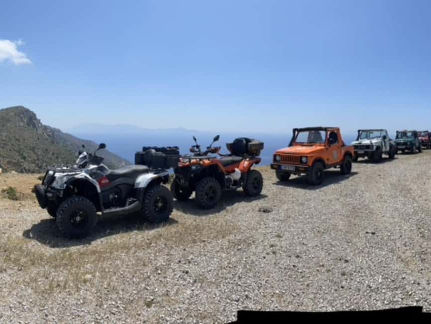Kos: Guided Jeep or Quad Off-Road Tour with Drinks and Lunch - The gyros lunch at Moto Harley