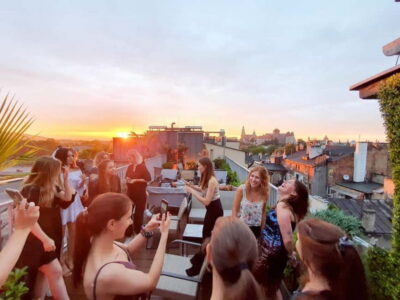Hidden Rooftop Bar Reservation with 1 Cocktail