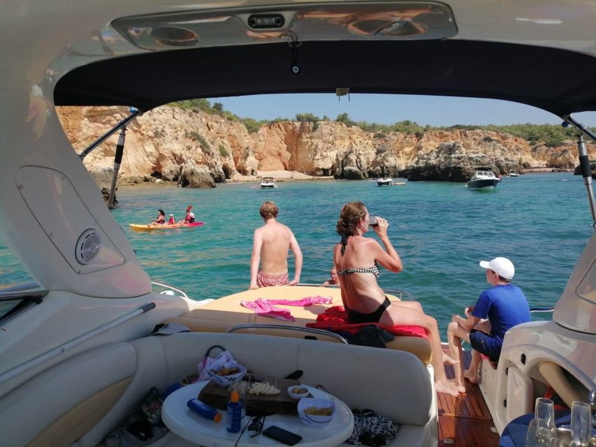 Lagos: Luxury Yacht Charter with Drinks & Tapas - Drinks, music, and a relaxed deck