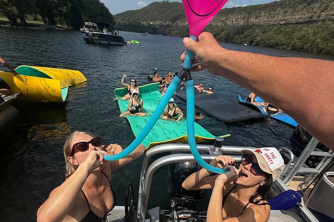 Lake Austin Gone Wild- #1 Single Decker Pontoon in Austin. BYOB - What the pontoon setup means for comfort