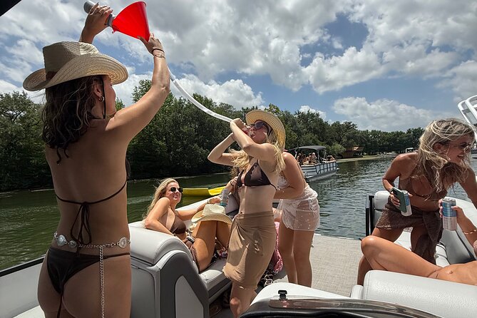 Lake Austin Gone Wild- #1 Single Decker Pontoon in Austin. BYOB - Who will get the most from this Lake Austin cruise