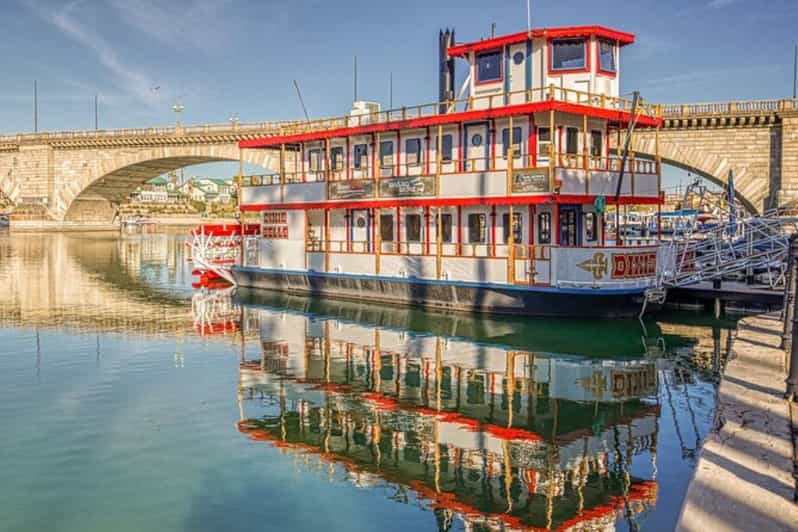 Lake Havasu: Sunset Cocktail Cruise on Paddle Wheeler - Inside the 131-passenger paddle wheeler