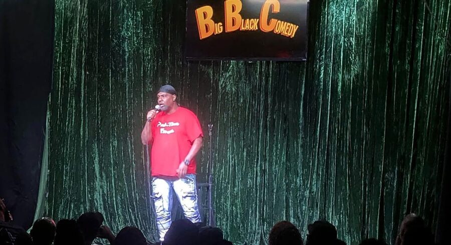 Las Vegas: Big Black Comedy Show with Drink - Getting there and getting settled