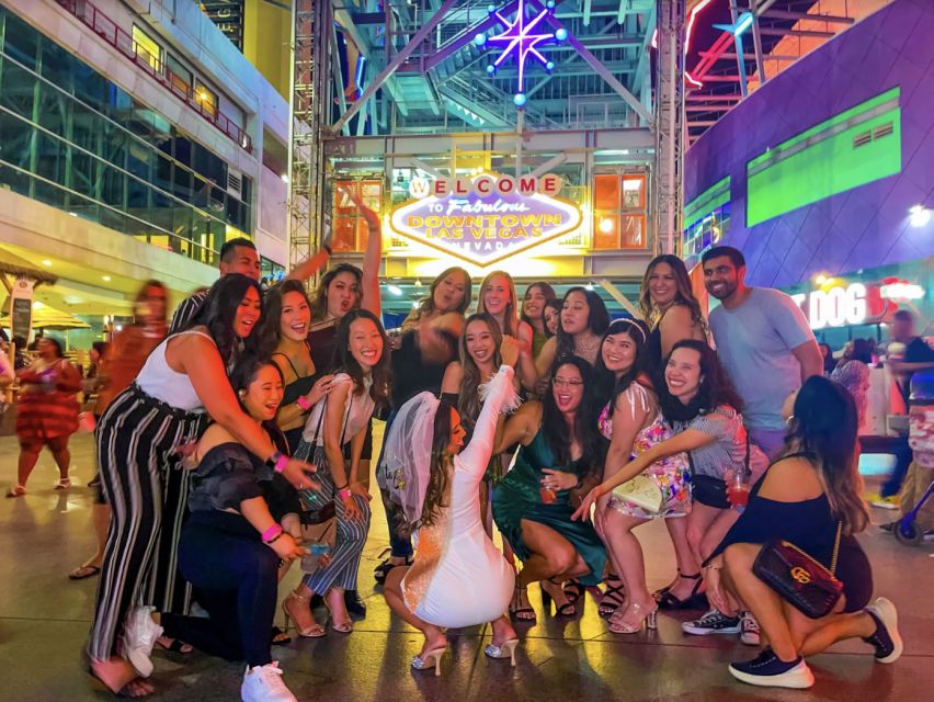 Las Vegas Fremont Street Bar Crawl (party bus add-on option) - Three one-hour stops on Fremont Street
