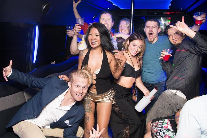 Las Vegas Nightclub or Pool Party Crawl with Luxury Party Bus - The party bus sets the tone