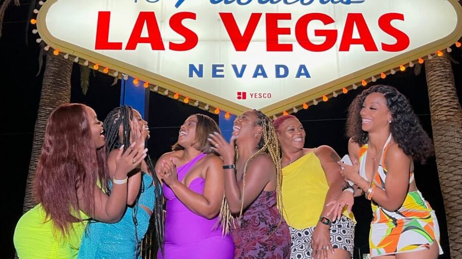 Las Vegas: Private Party Bus Tour Of Vegas Strip w Champagne - The bus as a moving party room