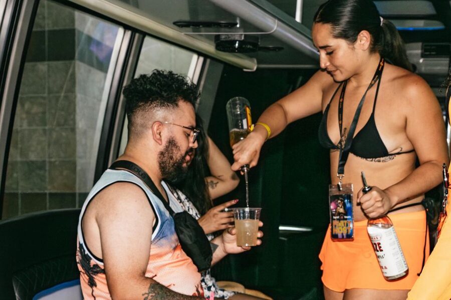 Las Vegas Strip: 3-Stop Pool Party Crawl with Party Bus - What the $99 price includes, and what it does not