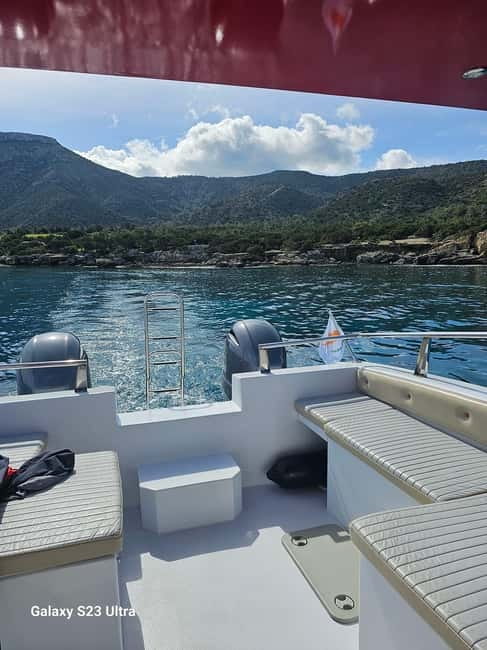 Latsi Blue Lagoon: Private Yacht with Drinks - The Baths of Aphrodite and Agios Georgios