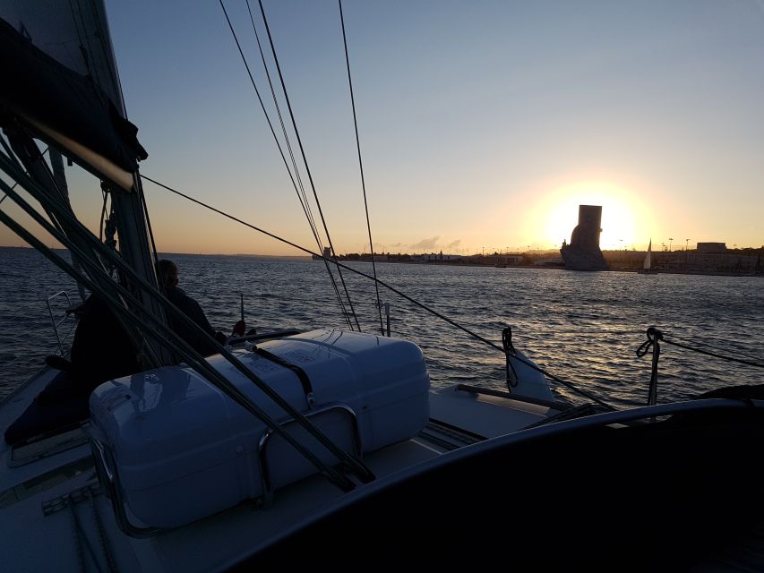 Lisbon: City Skyline Sailboat Cruise with Drink and Snacks - Heading toward Belém Tower