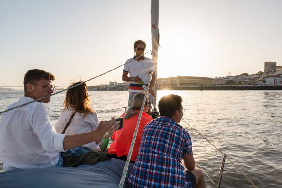 Lisbon: Daytime/Sunset/Night City Sailboat Tour with Drink - Belém’s maritime monuments from the water