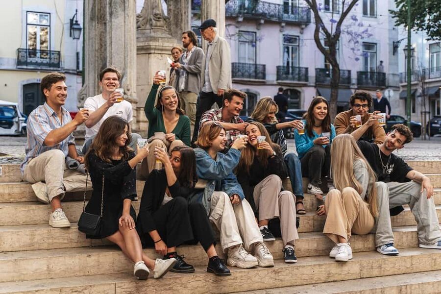 Lisbon: Private Dark History Walking Tour with Drinks - The first bar sets the tone