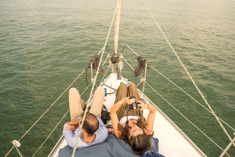 Lisbon: Private Sunset Cruise on the Tagus River with Drink - Sunset, wine, and the return toward Belém
