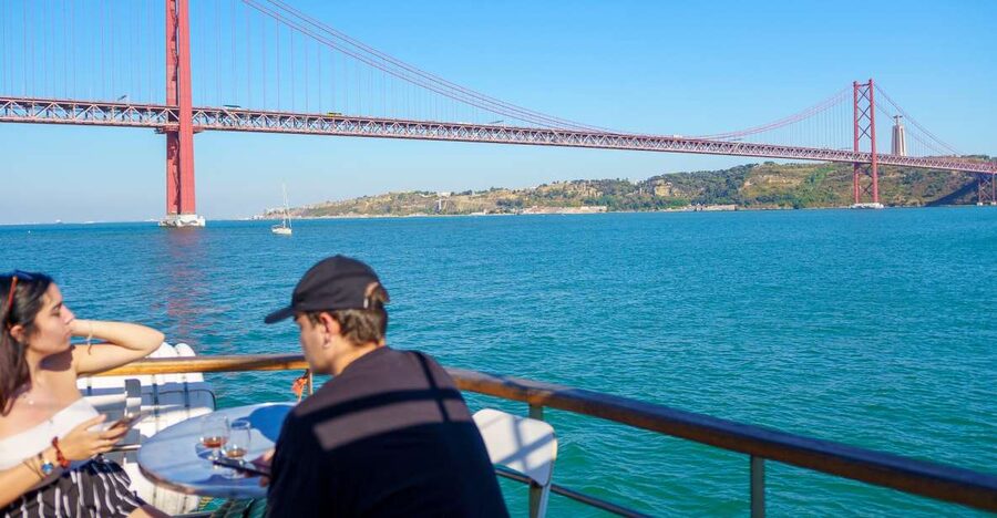 Lisbon: Tagus River Boat Tour with One Drink Included - Lisbon from the water, from Baixa to Belém