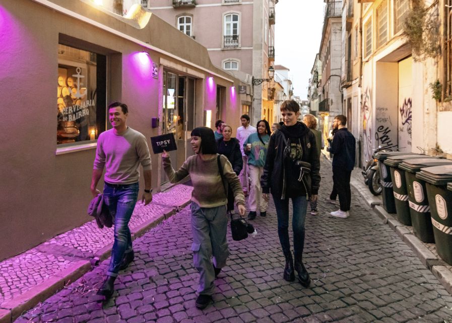 Lisbon: Tipsy Tour Fun Bar Crawl with a Local Guide - Who will get the most from this Lisbon night