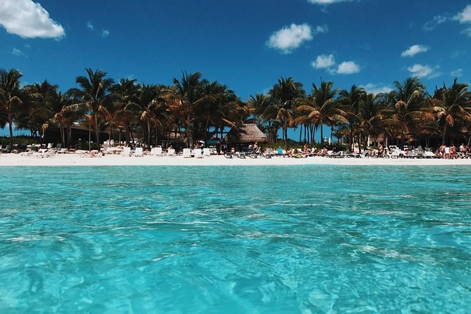 Live this unique experience. Catamaran to Isla Mujeres Tour. Open Bar included. - Reef snorkeling with equipment and a guide
