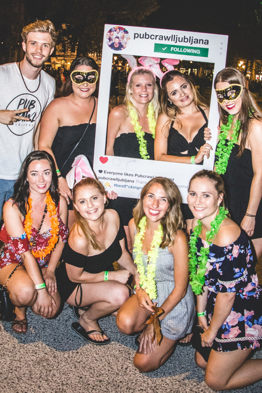 Ljubljana Pub Crawl - The first drinks and the social games