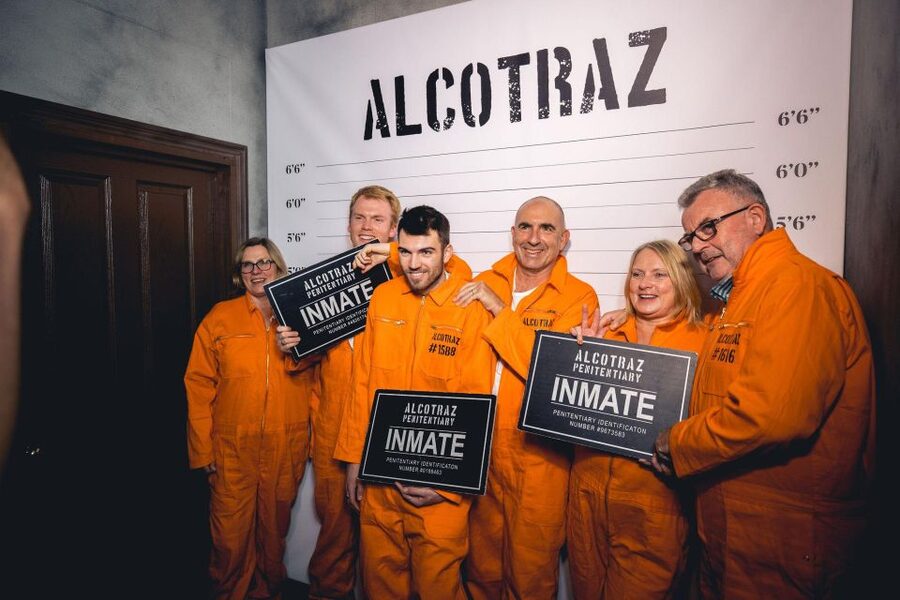 London: Alcotraz Immersive Prison Cocktail Experience Ticket - The metal detector and Cell Block Two-One-Two