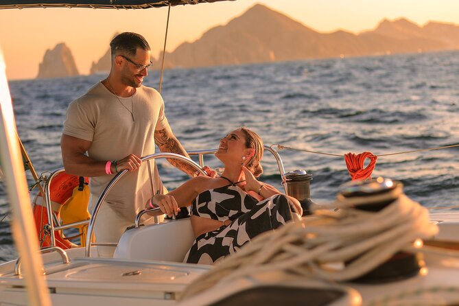 Los Cabos Luxury Sunset Sail with Light Appetizers and Open Bar - The Arch, Lover’s Beach, and the sea lions