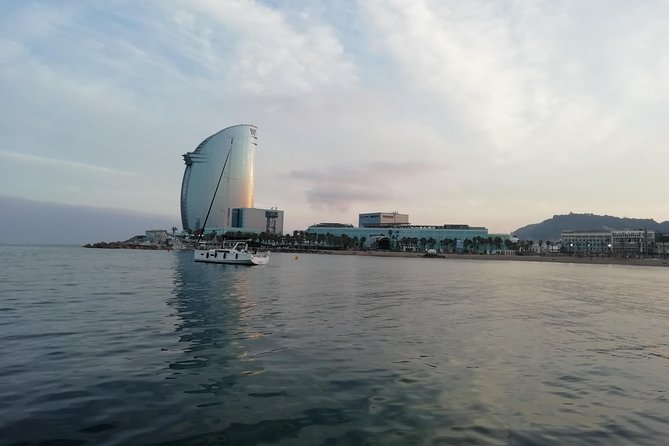 Luxury Private Sunset Cruise in Barcelona – Open Bar Included - Montjuïc Fortress From the Sea