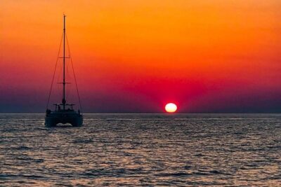 Luxury Small-Group Catamaran Cruise with BBQ, Open bar & Transfer