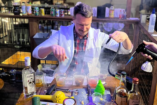 Mad Scientist Cocktail and Mocktail Lab - Quick points before you book