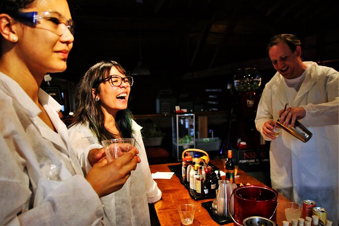 Mad Scientist Cocktail and Mocktail Lab - A full laboratory of spirits, mixers, and zero-proof options