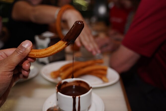 Madrid by Night: Tapas Crawl, Local Drinks & Hidden Gems - La Latina, small tables and local drinks