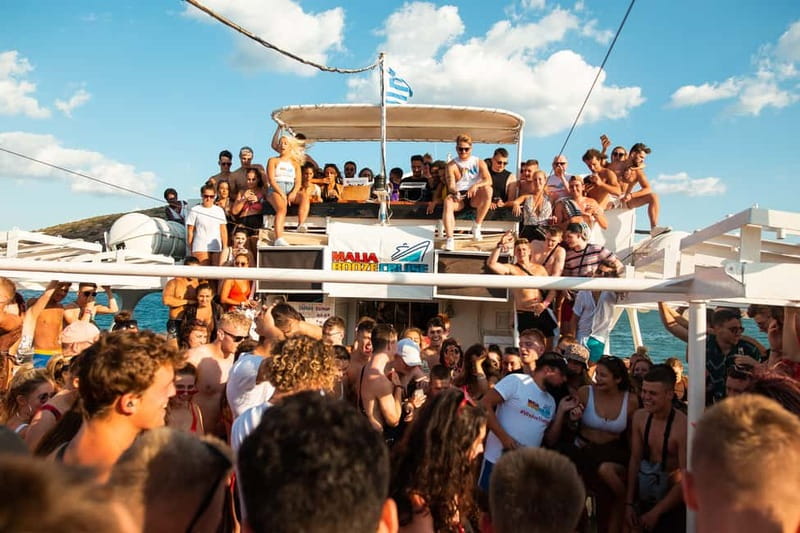 Malia: Booze Cruise Boat Party with Live Dj - The basic shape of the Malia boat party
