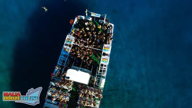 Malia: Booze Cruise Boat Party with Live Dj - DJs, MCs, and the club-at-sea atmosphere