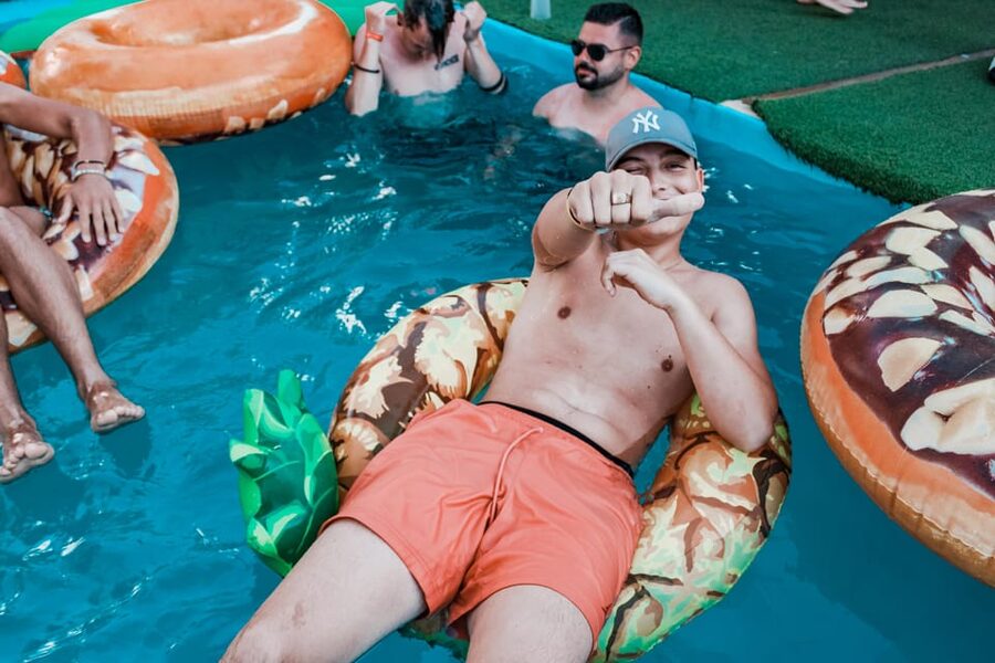 Mallorca: Project X Pool & Foam Party with Drinks & Snacks - Arrival, wristbands, and the opening party games