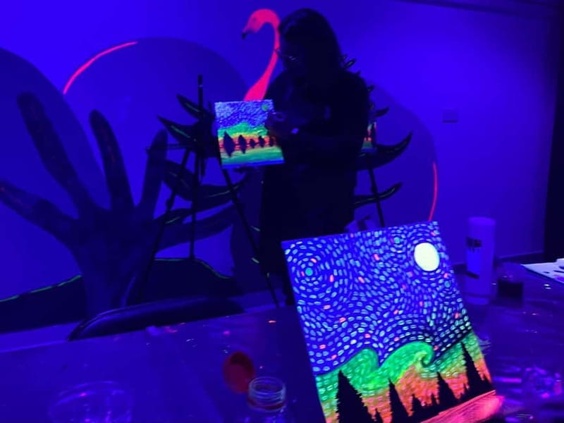 Malta: Glow-in-the-Dark Drink & Paint Experience - What the Malta glow painting experience is really like