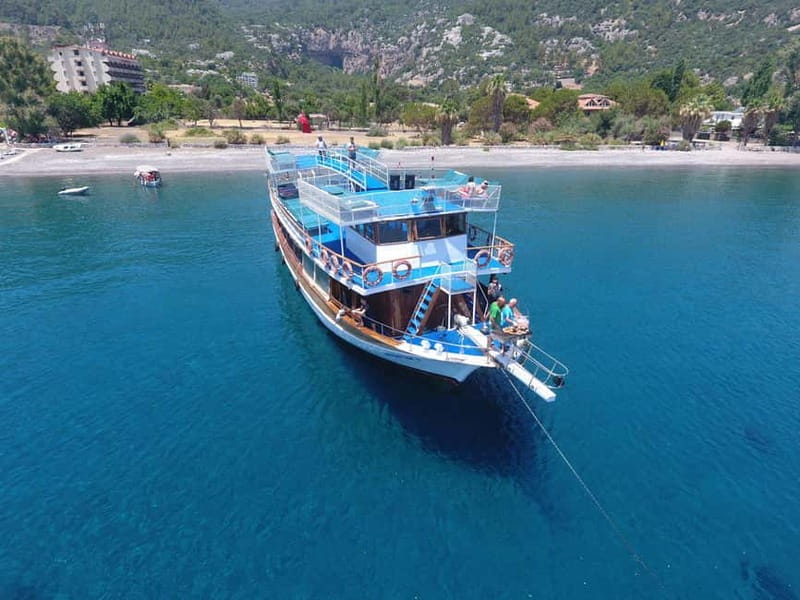 Marmaris: Boat Trip w/Lunch, Transfer & Unlimited Drinks - Aquarium Bay starts the swimming day