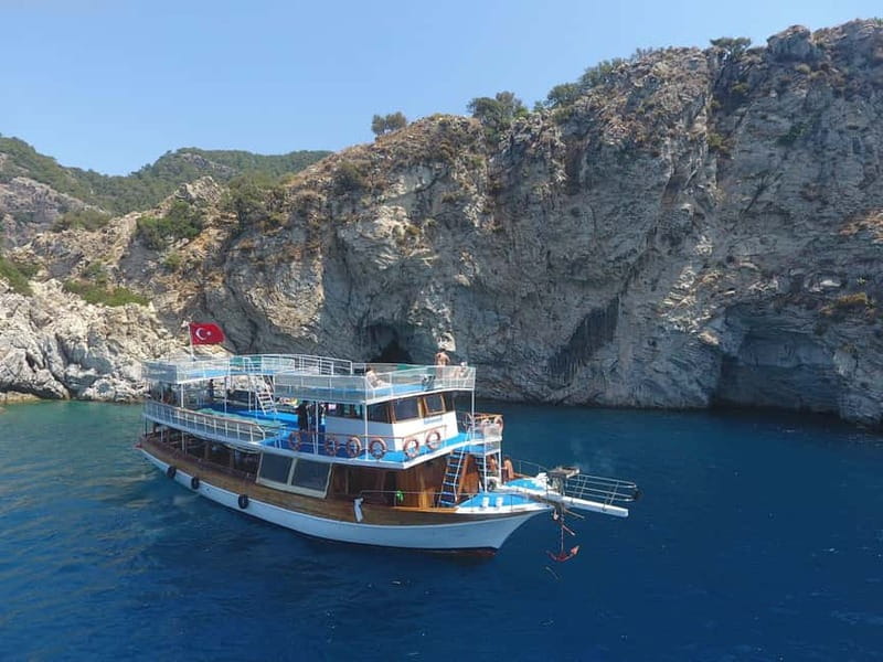 Marmaris: Boat Trip w/Lunch, Transfer & Unlimited Drinks - The Phosphorus Cave is a short scenic stop